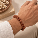 5 Mukhi Rudraksha Bracelet - Peace, Focus & Protection