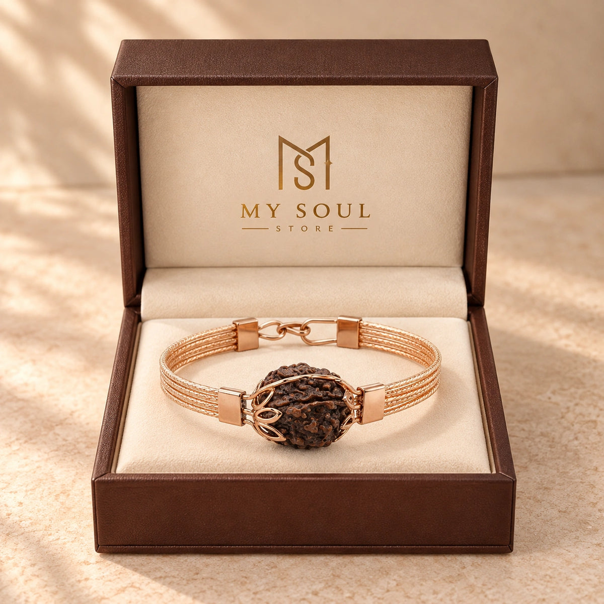 5 Mukhi rudrakhsha Copper bracelet