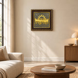 7 Horses Raw Pyrite Frame - For Money & Wealth