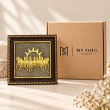 7 Horses Raw Pyrite Frame - For Money & Wealth