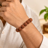 7 Mukhi Rudraksha Bracelet - Nepal Original & Lab Certified