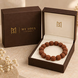 7 Mukhi Rudraksha Bracelet - Nepal Original & Lab Certified