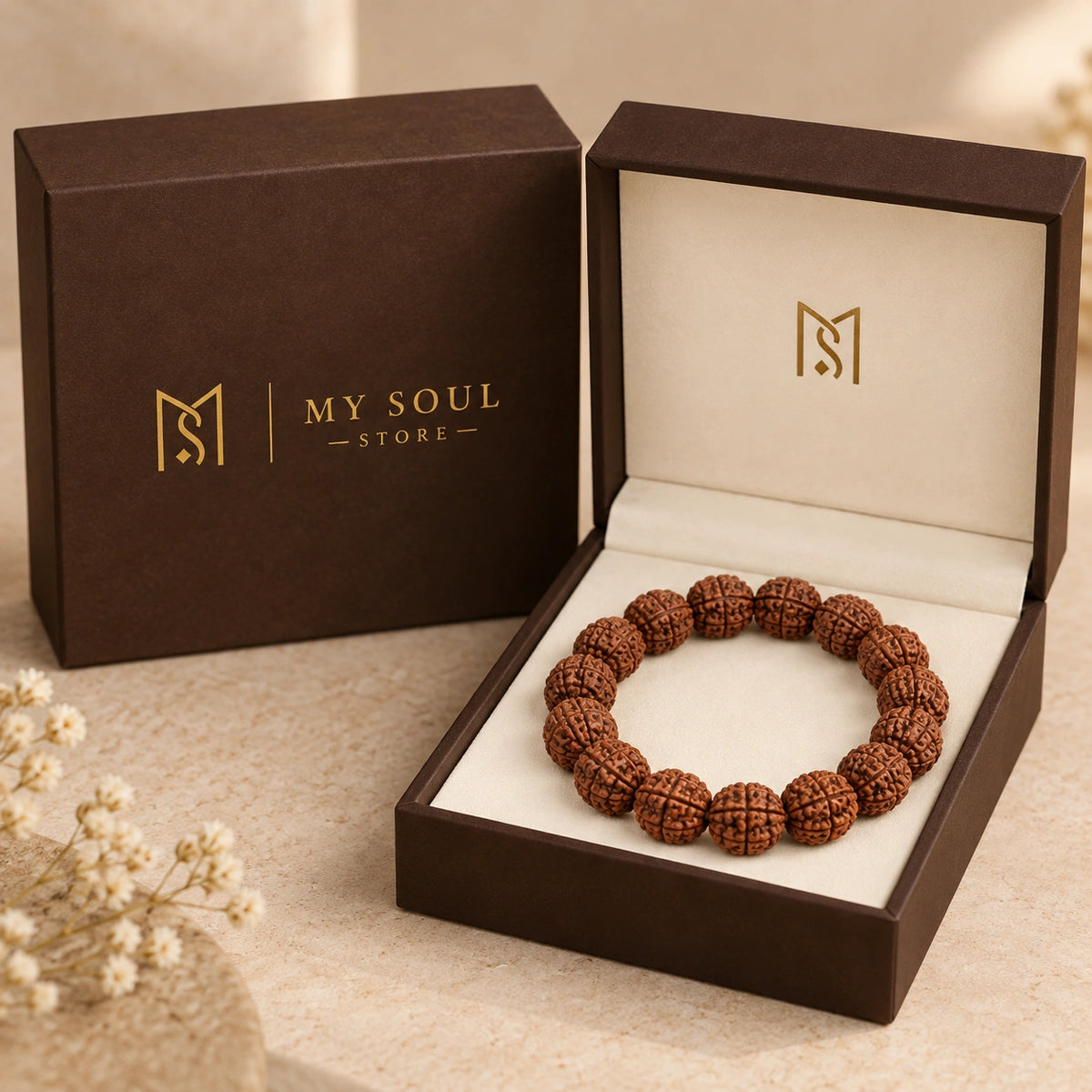 7 Mukhi Rudraksha Bracelet - Nepal Original & Lab Certified
