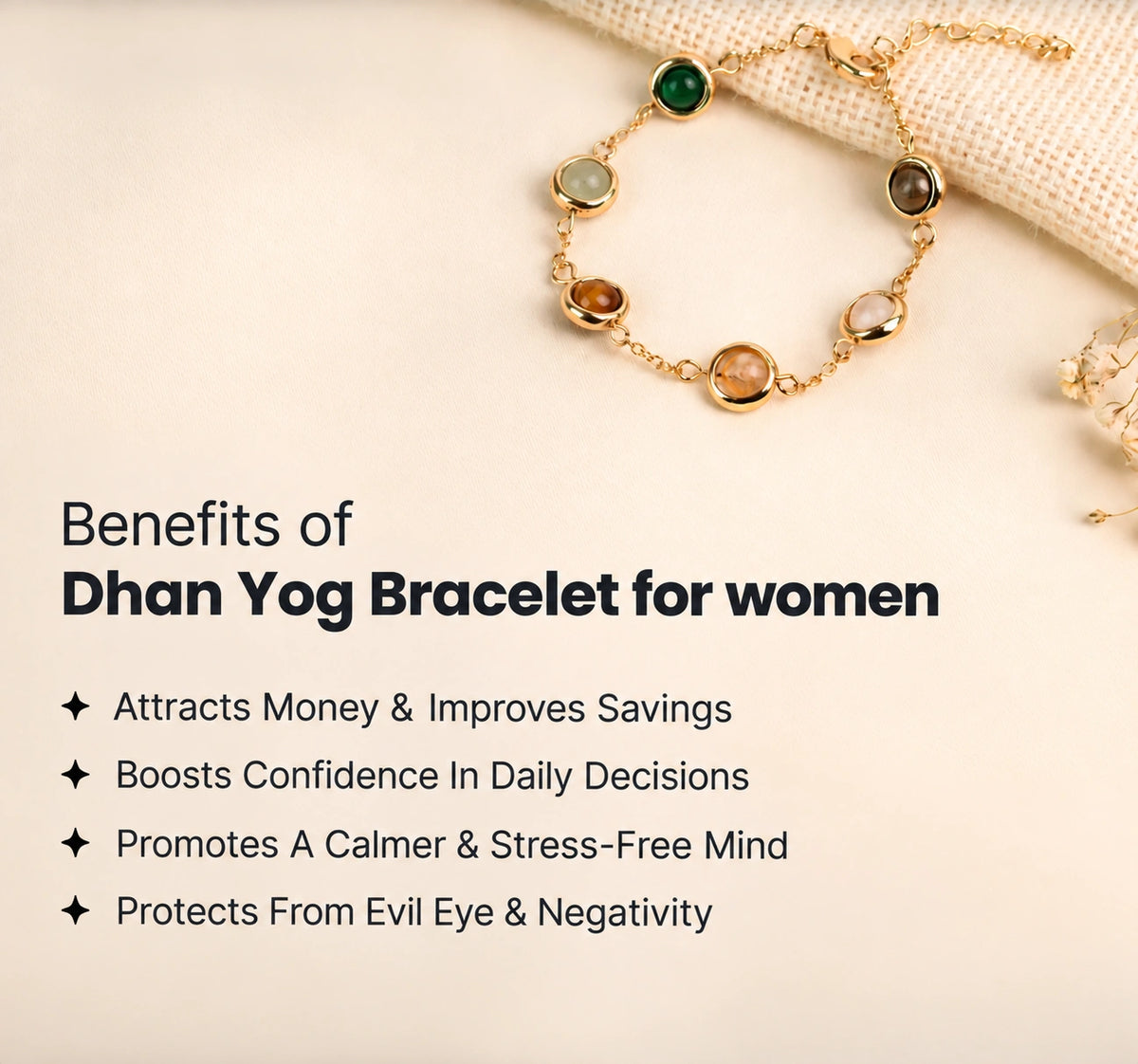 Dhan Yog Bracelet for Women - Wealth & Abundance