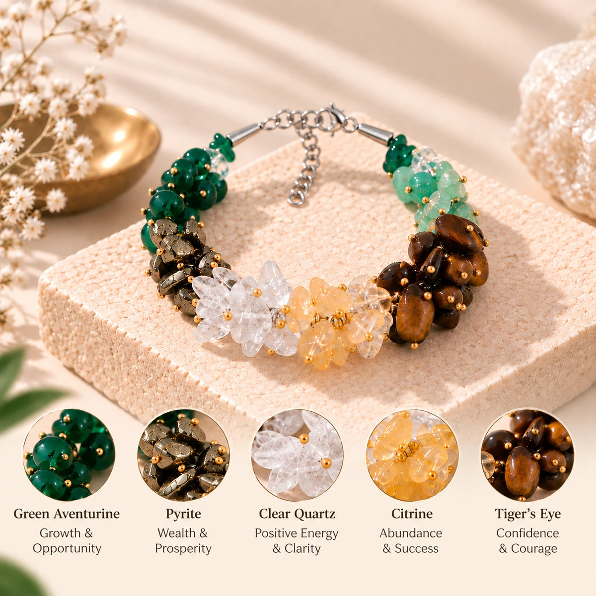 Dhan Yog chips Bracelet