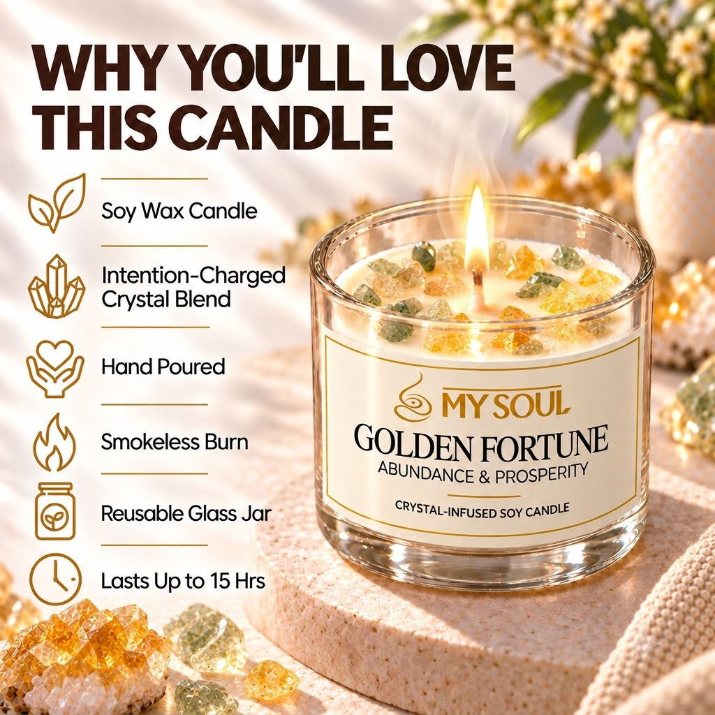 Abundance & Prosperity Candle