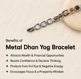 Metal Dhan Yog Bracelet - 5 Powerful Crystals for Wealth & Growth