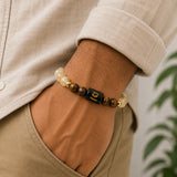 Pisces (मीन राशि) Zodiac Bracelet - Citrine & Tiger Eye