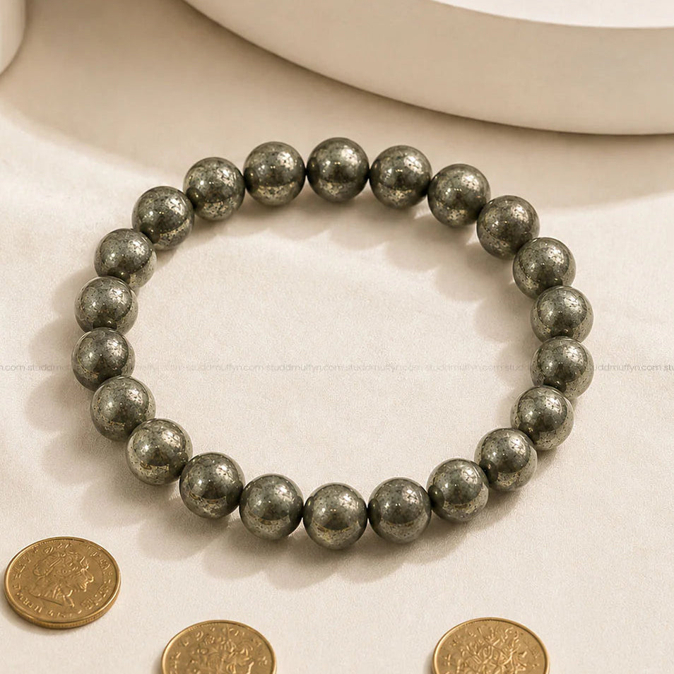 Pyrite Bracelet - Wealth, Prosperity & Protection