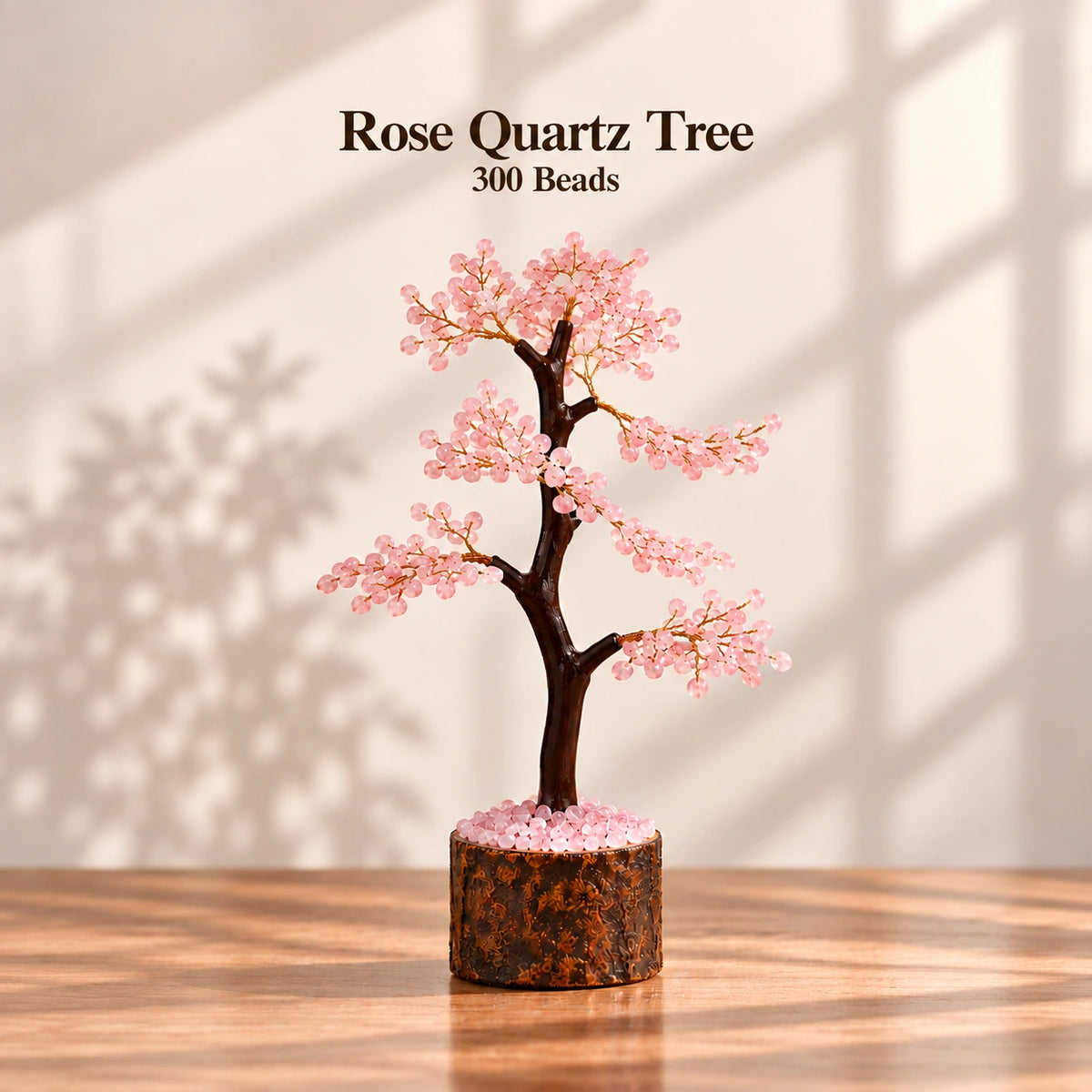 Rose Quartz Tree -  300 Beads