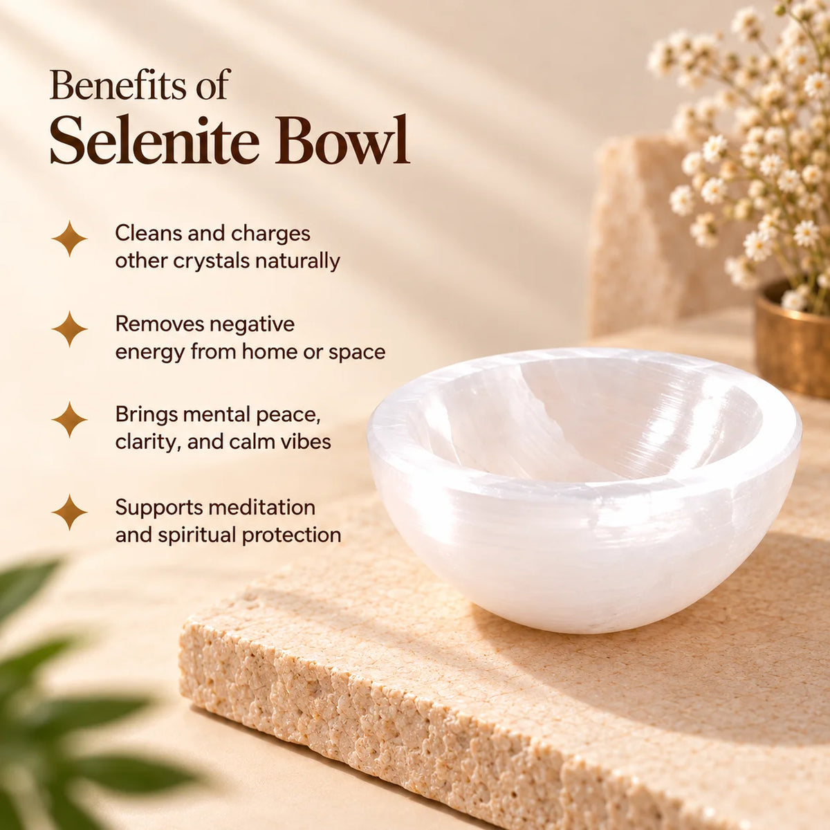 Selenite Bowl