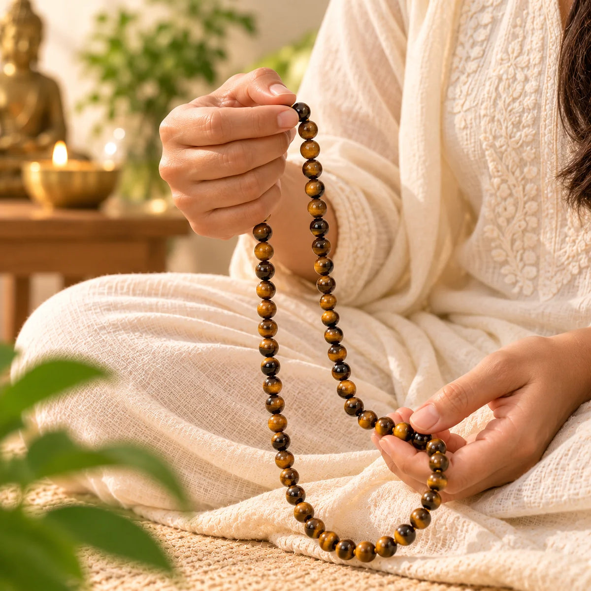 Tiger Eye Jap Mala